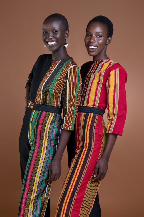 Wano African Kikoyi Jumpsuit (red) - www.makula.store